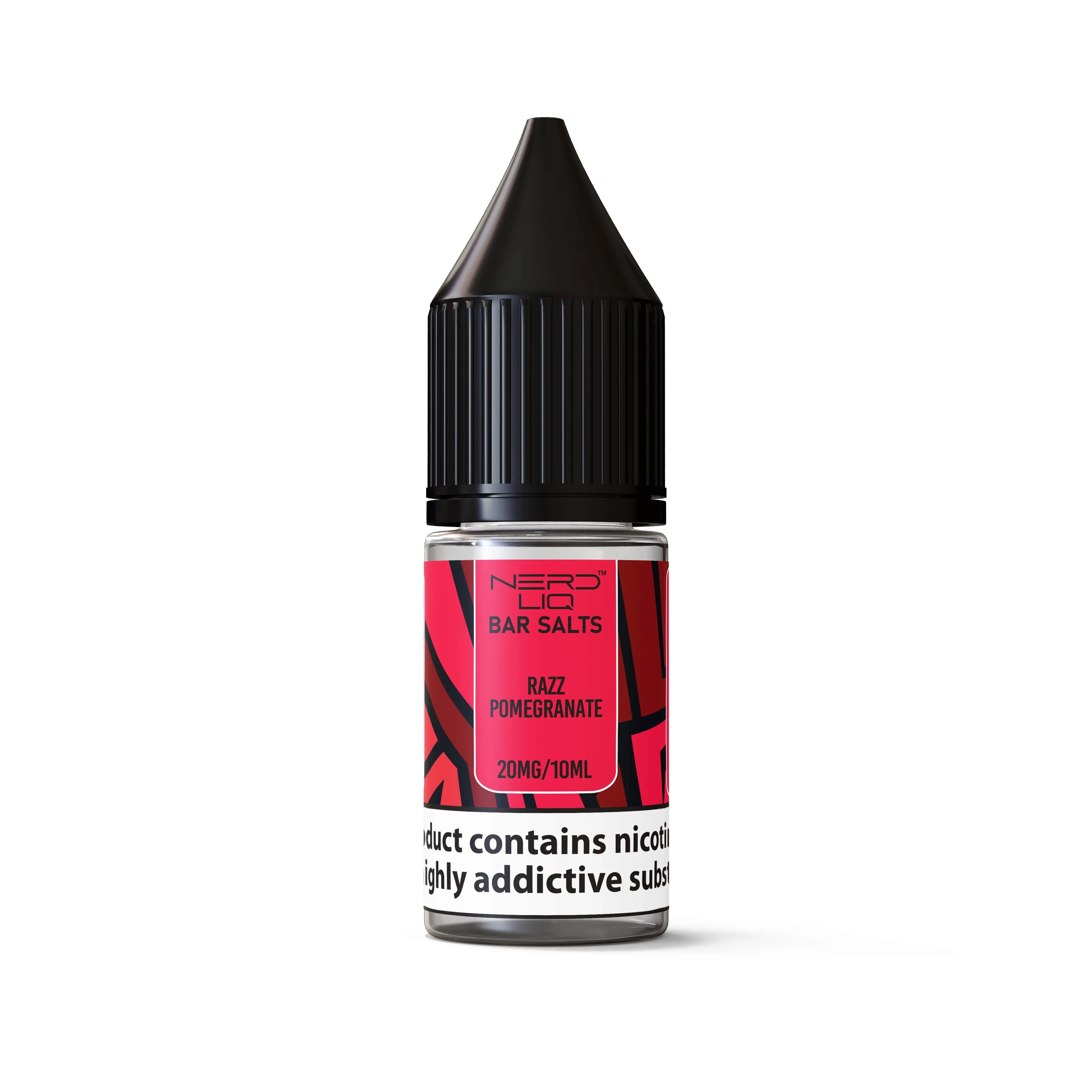  Razz Pomegranate Nic Salt E-liquid by Nerd Liq 10ml 